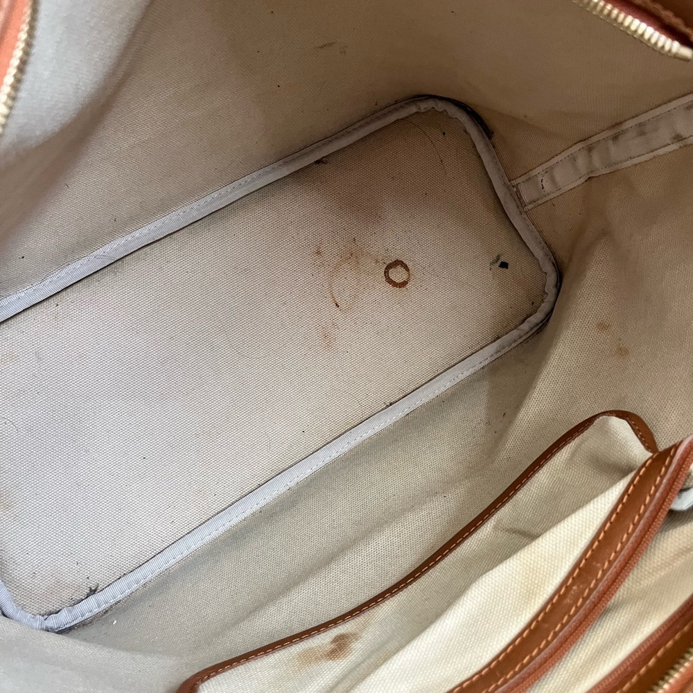 MCM Brown Logo Tote Bag - Picture 3 of 12